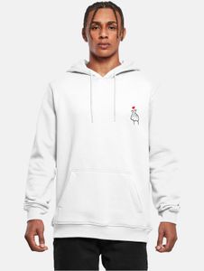 Casual Mister Tee men's hoodie, 300 g/m², cotton, white