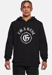 Sudadera con capucha Soft Mister Tee para hombre, 300 g/m², algodón, negra