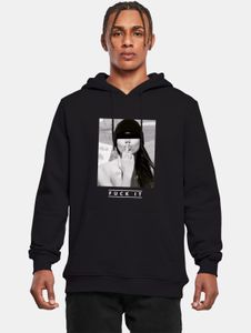 Comfortable Mister Tee men's hoodie with hood, 300 g/m², made of cotton, black