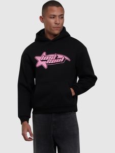 Comfortable Mister Tee men's hoodie, 330 g/m², made of cotton, black