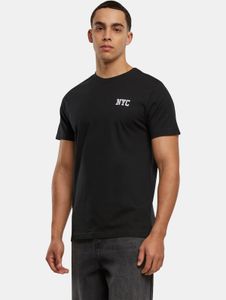 T-shirt homme Mister Tee, style sportif, 200 g/m², en coton noir