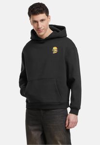 Sudadera Casual Mister Tee para hombre con bolsillos, puños acanalados, algodón de 330 g/m², color negro.