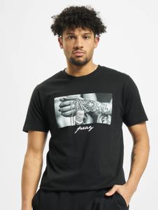 T-shirt casual da uomo Mister Tee, 180 g/m², cotone, nera
