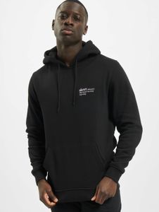 Felpa con cappuccio da uomo Modern Mister Tee con coulisse e polsini a coste, 300 g/m² di cotone, nera.