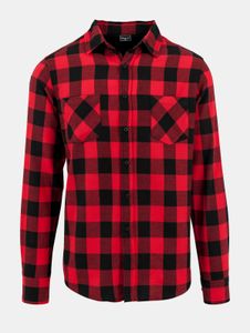 Cómoda camiseta Mister Tee para hombre, de algodón, color rojo/negro.