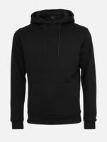 Casual Mister Tee Men's Basic Cotton Hoodie (300 g/m²) – Black