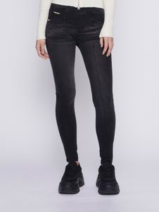 Jean skinny stretch en coton noir pour femme, de la marque Modern Freddy.