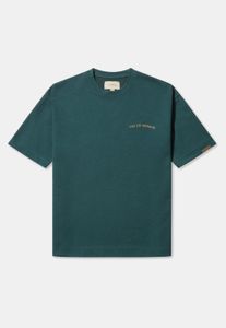 T-shirt oversize da uomo in cotone di Pas De Monaco, verde