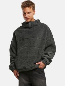 Sweat à capuche doux pour homme Karl Kani, avec poignets et capuche côtelés, anthracite