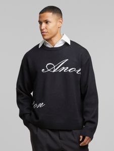 Comfortable Another Cotton Lab men's sweatshirt, black