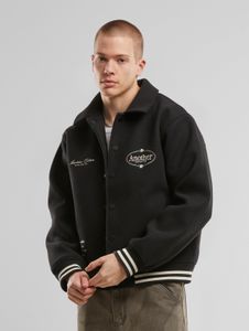 Giacca da uomo funzionale in cotone nero Another Cotton Lab
