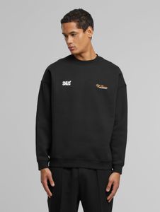 Sweat-shirt homme Soft Another Cotton Lab en coton noir