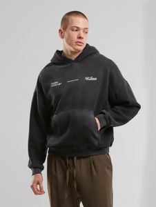 Sweat à capuche confortable Another Cotton Lab pour homme, en coton noir.