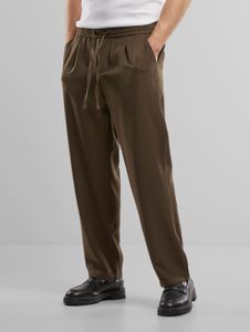 Comodi jeans elasticizzati da uomo Another Cotton Lab, colore marrone.