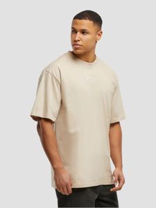 Casual Karl Kani men's T-shirt with cotton, beige