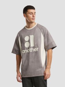 T-shirt casual da uomo Another Cotton Lab in cotone, grigia