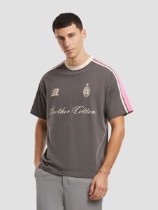 Comoda t-shirt da uomo Another Cotton Lab in cotone, nera