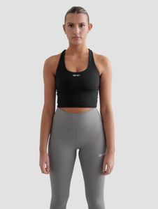 T-shirt stretch noir moderne aim'n pour femme