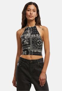 Comfortable Karl Kani women's stretch T-shirt with cotton, black