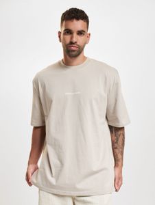 T-shirt con cappuccio da uomo PEGADOR, modello oversize, grigia, casual.