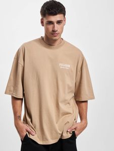 T-shirt homme PEGADOR, coupe oversize, marron, style sportif