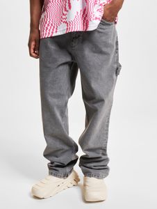 Comodi jeans da uomo PEGADOR in cotone grigio