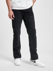Modern PEGADOR men's jeans, straight fit, with cotton, black