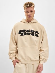 Modern PEGADOR men's hoodie, hooded, oversize, 400 g/m², cotton, beige