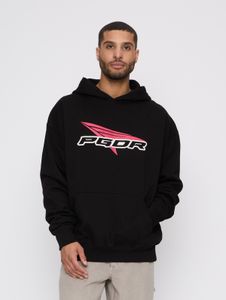 Comfortable Pegador men's hoodie with cotton, black