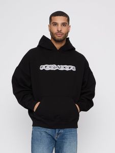 Comfortable PEGADOR men's hoodie with cotton, black