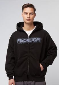 Comoda felpa con cappuccio da uomo PEGADOR in cotone, nera