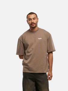 Comfortable PEGADOR men's oversized cotton T-shirt, beige