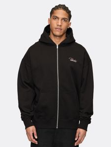 Sweat à capuche décontracté PEGADOR pour homme, en coton noir