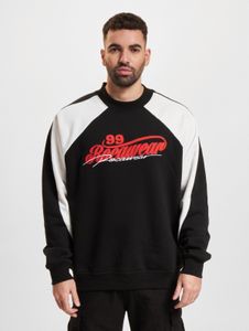 Sweat-shirt Rocawear doux pour homme, avec fermetures éclair et poches, en coton, noir et blanc