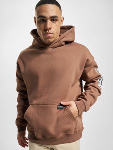 Sudadera moderna Rocawear para hombre con cordón ajustable y puños acanalados, de algodón, color marrón.