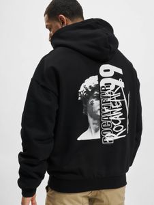 moderner Rocawear Herren Hoodie Kordelzug Kapuze mit Baumwolle Schwarz