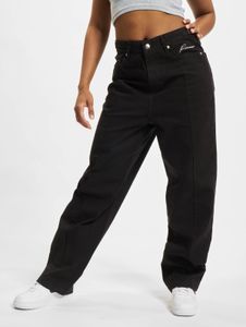 Jean stretch décontracté Rocawear pour femme, en coton noir