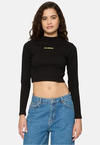 T-shirt stretch sport Rocawear pour femme, en coton noir