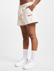 Comfortable Rocawear women's shorts with drawstring and pockets, made of cotton, white
