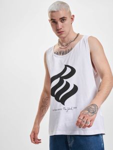 Cómoda camiseta Rocawear para hombre, de algodón, color blanco.