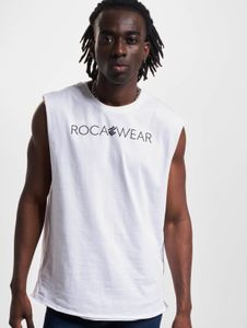 Camiseta informal de hombre Rocawear de algodón, blanca