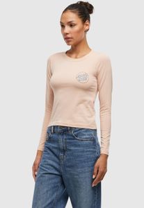 T-shirt moderne Santa Cruz pour femme, en coton beige