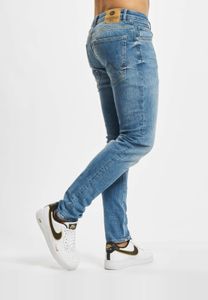 bequeme Petrol Industries Herren Jeans Slim Fit Stretch Reißverschluss mit Baumwolle Blau