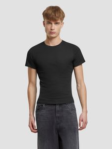 T-shirt homme Casual Stylefile coupe ajustée en coton noir
