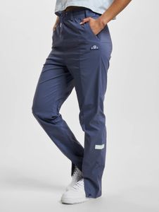 Pantalon Ellesse moderne pour femme, extensible, cordon de serrage, fermeture éclair, bleu