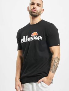 T-shirt casual da uomo Ellesse in cotone, nera