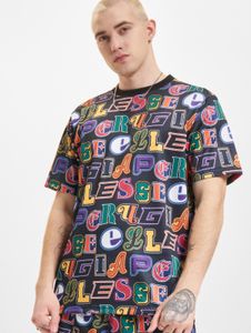 T-shirt casual da uomo Ellesse, nera/multicolore