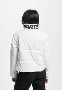 Modern starter women's jacket with zippers and pockets, 139 g/m², white