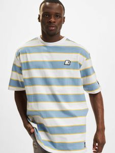 bequemes Starter Herren T-Shirt Oversize 240 g/m² mit Baumwolle Weiß/Blau