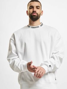 weiches STARTER Herren Sweatshirt Rippbündchen Fleece 300 g/m² mit Baumwolle Weiß